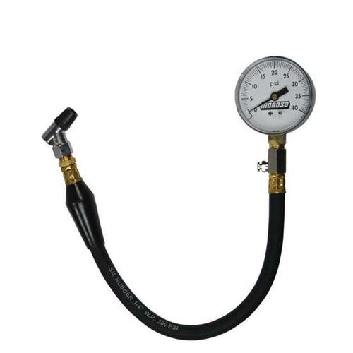 Moroso Tyre Pressure Gauge, Dial Type, 0-40 PSI