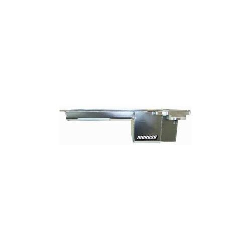 MOROSO OIL PAN, GM LS, A-BODY, REAR SUMP, NARROW SUMP, SPIN-ON OIL FILTER ADAPTER
