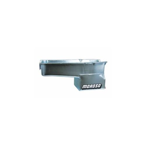 MOROSO OIL PAN, SBC 80-85 PASSENGER SIDE DIP STICK, DART SHP, 9.50 IN. DEEP