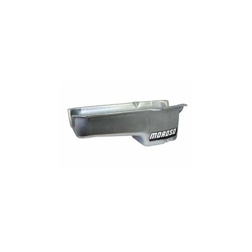 MOROSO OIL PAN, SBC 80-85 PASSENGER SIDE DIP STICK, DART SHP, 7.50 IN. DEEP
