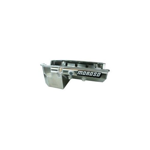 MOROSO OIL PAN, BBC MARK IV, DOUBLE POWER KICK OUTS, 8 IN. DEEP