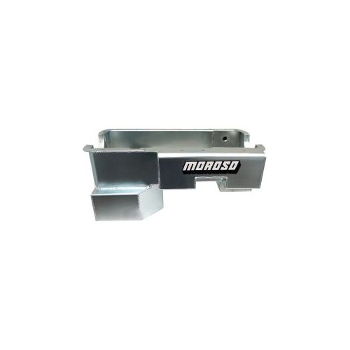 MOROSO OIL PAN, FORD 351W, POWER POUCH, BILLET END SEALS, 9 IN. DEEP, REAR SUMP