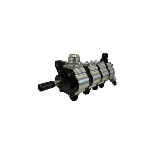 MOROSO DRY SUMP PUMP, TRI-LOBE, LEFT SIDE, DOOR CAR, 4 STAGE, 1.200 PRESSURE, FUEL PUMP DRIVE