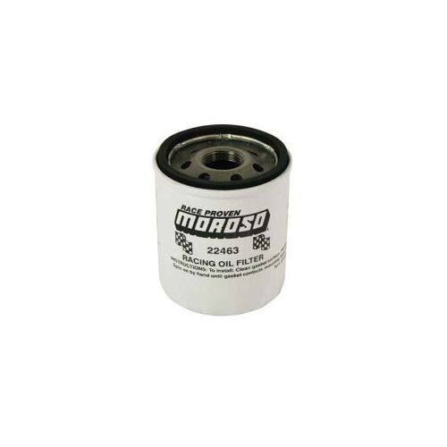 MOROSO OIL FILTER,GM LS,FORD 4.6/5.0/5.4 AND IMPORT, 22 MM THREAD, RACING