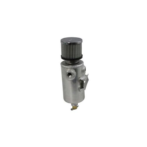 MOROSO TANK, BREATHER, CATCH CAN, 3/8 NPT FEMALE AND 1/2 NPT FEMALE, ROLL BAR MOUNT
