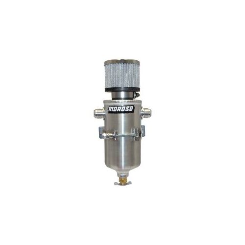 MOROSO TANK, BREATHER,CATCH CAN, TWO -10AN MALE FITTINGS
