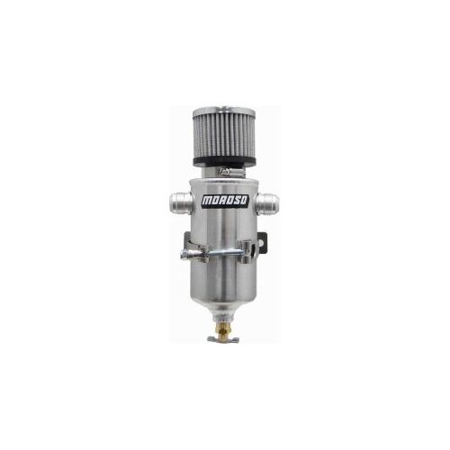 MOROSO TANK, BREATHER,CATCH CAN, TWO -12AN MALE FITTINGS