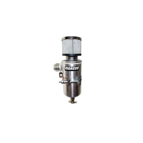 MOROSO BREATHER TANK, CATCH CAN, 16AN MALE FITTING