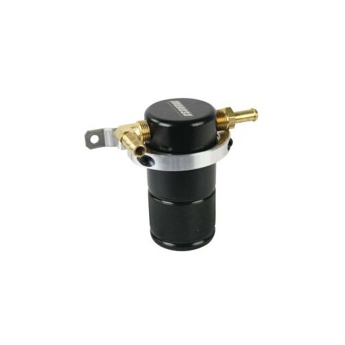 MOROSO SEPARATOR, AIR OIL, CATCH CAN, SMALL BODY, BLACK FINISH, MIATA, 90-05