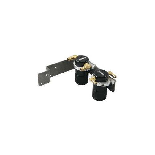MOROSO SEPARATOR, AIR OIL, CATCH CAN, SMALL BODY, BLACK FINISH, SUBARU STI, 08-14, TOP MOUNT INTERCOOLER