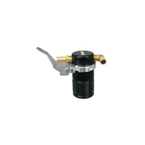 MOROSO SEPARATOR, AIR OIL, CATCH CAN, SMALL BODY, BLACK FINISH, JEEP JK, 2007-2011