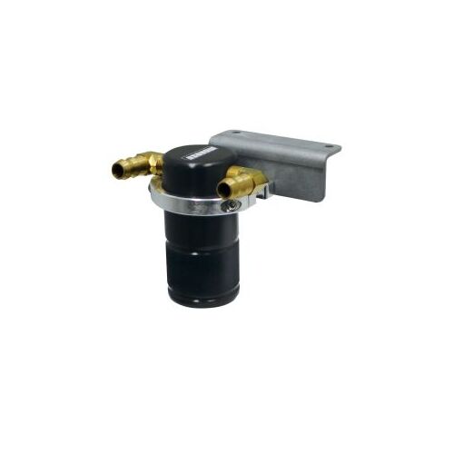 MOROSO SEPARATOR, AIR OIL, CATCH CAN, SMALL BODY, BLACK FINISH, DODGE CHALLENGER, CHARGER HELLCAT, 15-19