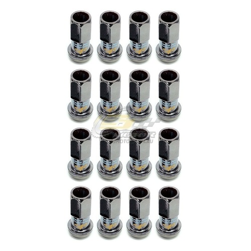 R40 Wheel Nuts - Chrome Black (12 x 1.25) - 31875