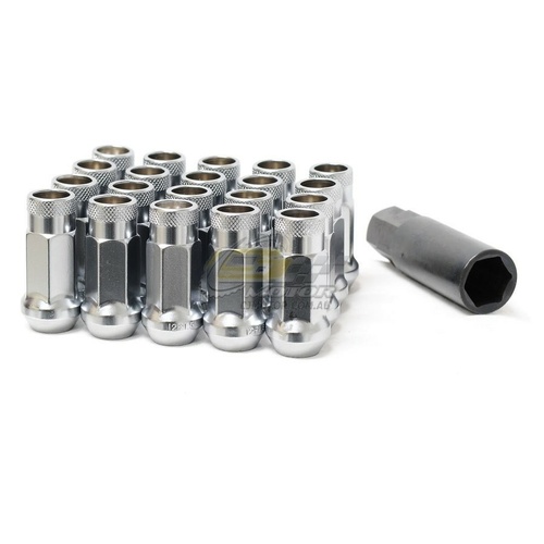Muteki SR48 Open Ended Lug Nuts Silver(12 x 1.25) - 32905S