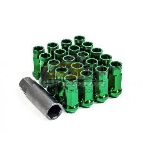 Muteki SR48 Open Ended Lug Nuts Green(12 x 1.5) - 32906G