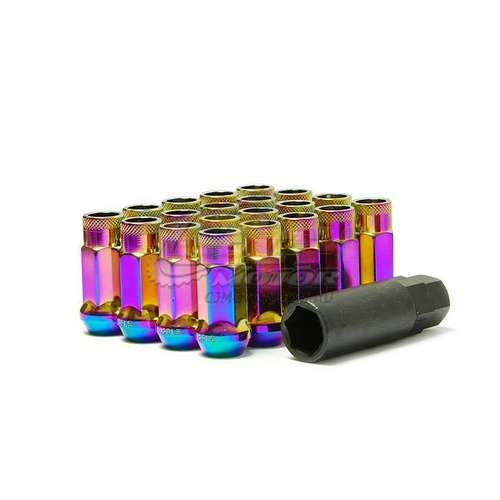 Muteki SR48 Open Ended Lug Nuts Neon(12 x 1.5) - 32906N
