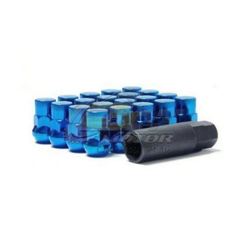 Muteki SR35 Lug Nuts Closed End Blue(12 x 1.25) - 32925UP