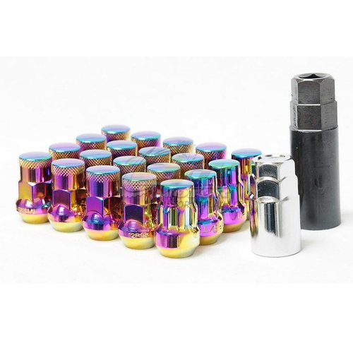Muteki SR35 Lug Nuts Closed End Neon(12 x 1.5) - 32926NP
