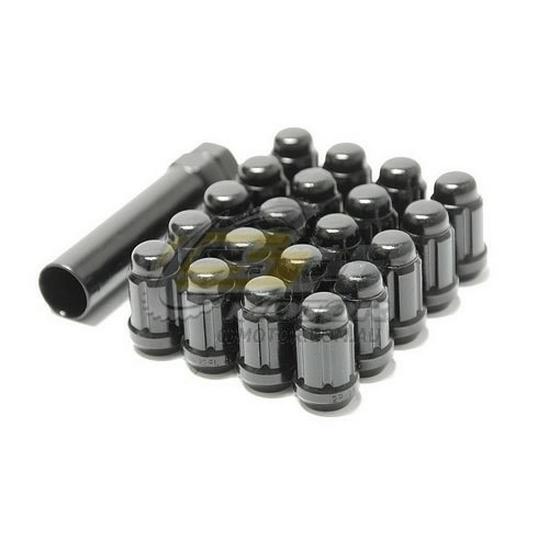 Muteki Short Lug Nuts Closed End Black(12 x 1.25) - 41885B