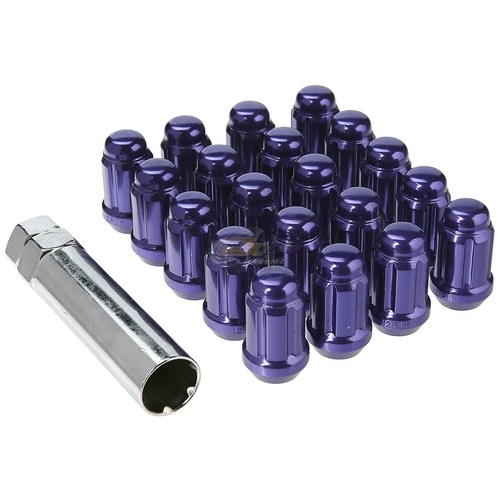 Muteki Short Lug Nuts Closed End Purple(12 x 1.25) - 41885L