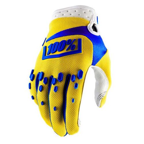 100% Airmatic Yellow Gloves