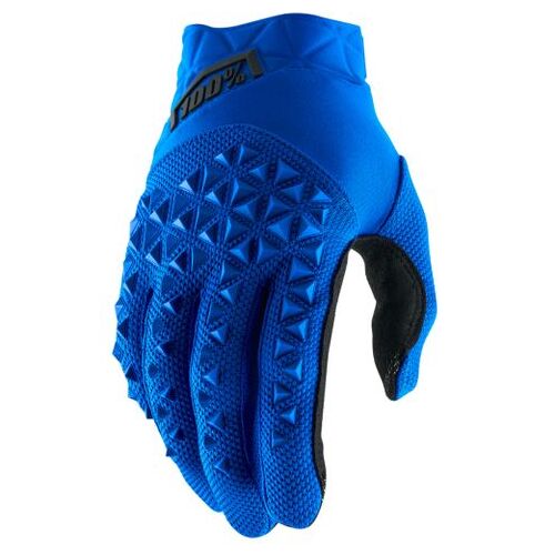 100% Airmatic Blue/Black Gloves