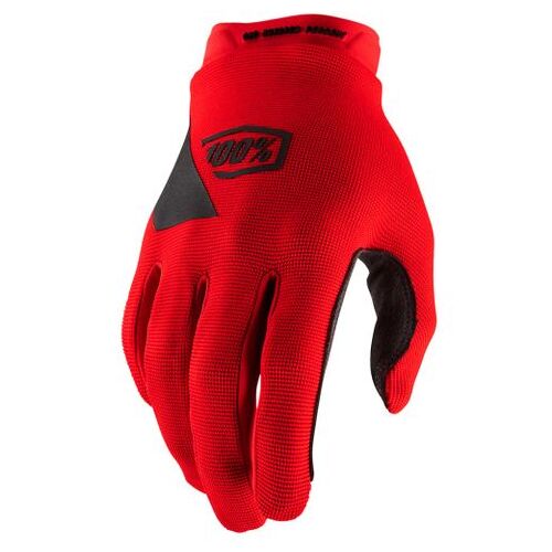 100% Ridecamp Red Youth Gloves