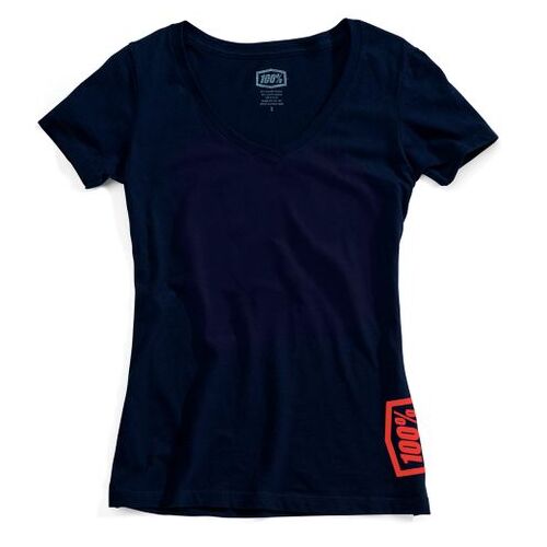 100% Womens Source Navy T-Shirt
