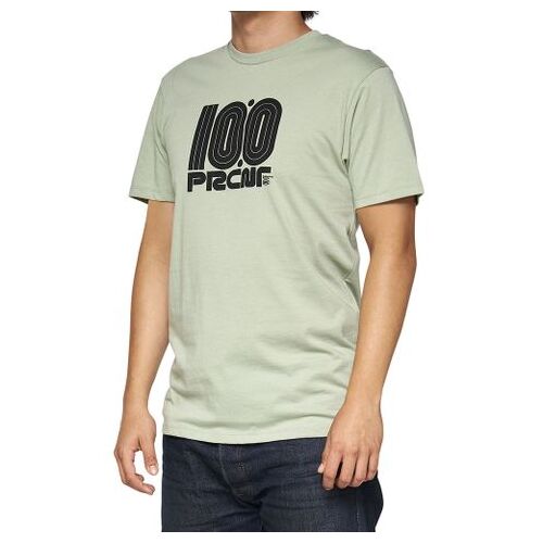100% Pecten Slate Green T-Shirt