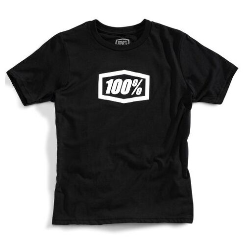 100% Essential Youth Black T-Shirt