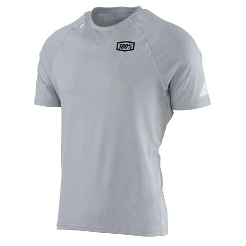 100% Mens Relay Silver Tech T-Shirt