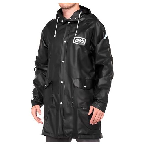 100% Torrent Raincoat Black