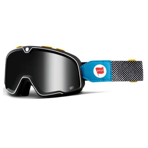 100% Barstow Classic Deus-17 Goggles Silver Mirror Lens