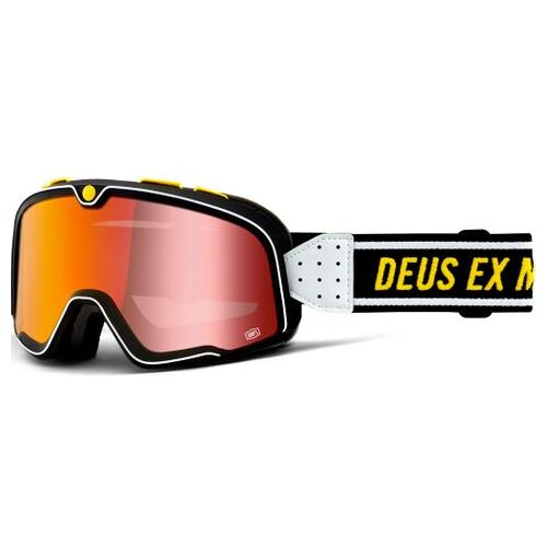 100% Barstow Goggle Deus Mirror Red Lens