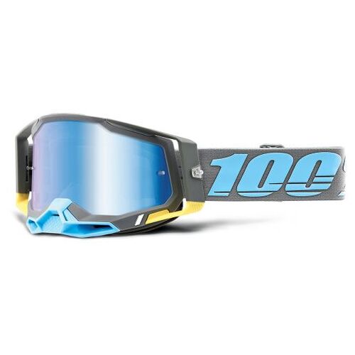 100% Racecraft2 Goggle Trinidad Mirror Blue Lens