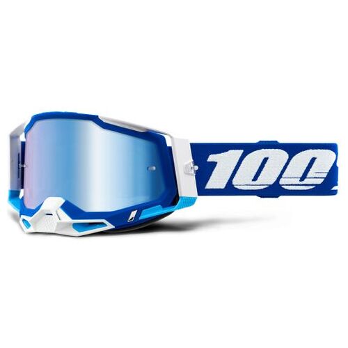 100% Racecraft2 Goggle Blue Mirror Blue Lens