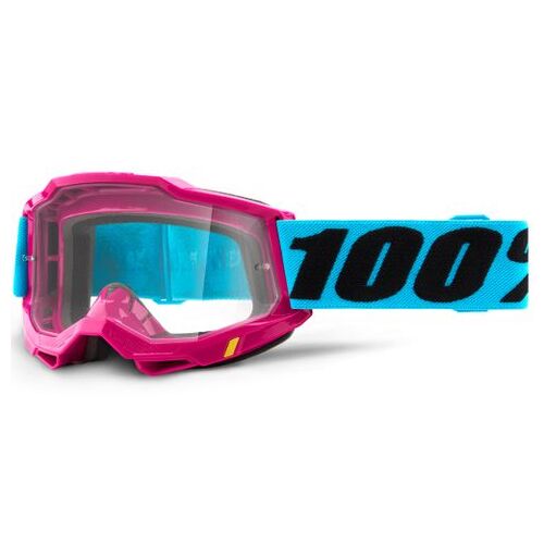 100% Accuri2 Goggle Lefleur Clear Lens