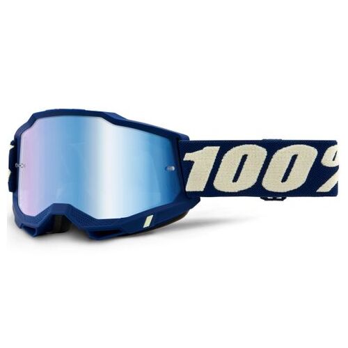 100% Accuri2 Goggle Deepmarine Mirror Blue Lens