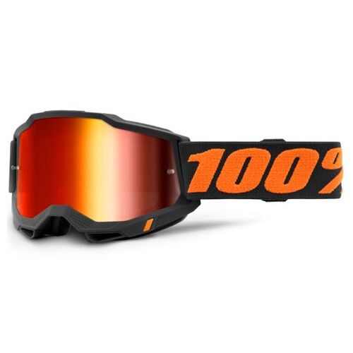 100% Accuri2 Goggle Chicago Mirror Red Lens