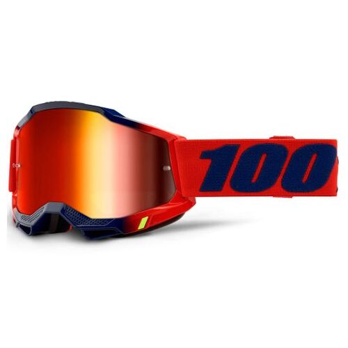 100% Accuri2 Goggle Kearny Mirror Red Lens