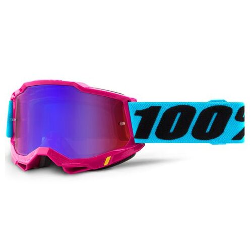 100% Accuri2 Goggle Lefleur Mirror Red/Blue Lens