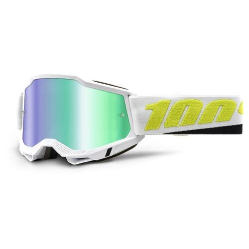 100% Accuri2 Goggle Peyote Green Mirror Lens