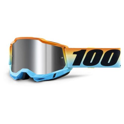 100% Accuri2 Goggle Sunset Flash Silver Lens