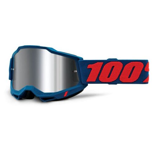 100% Accuri2 Goggle Odeon Flash Silver Lens