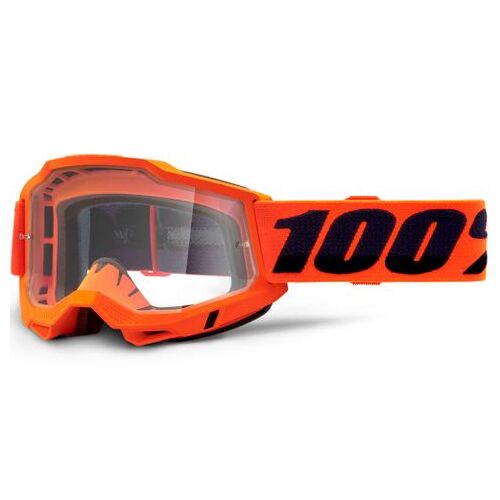 100% Accuri2 OTG Goggle Orange Clear Lens