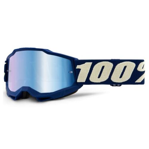 100% Accuri2 Youth Goggle Deepmarine Mirror Blue Lens