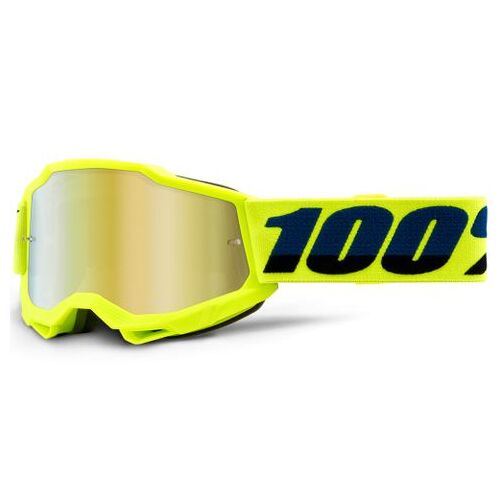 100% Accuri2 Youth Goggle Yellow Mirror Gold Lens