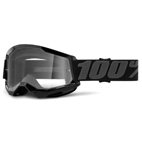100% Strata2 Goggle Black Clear Lens