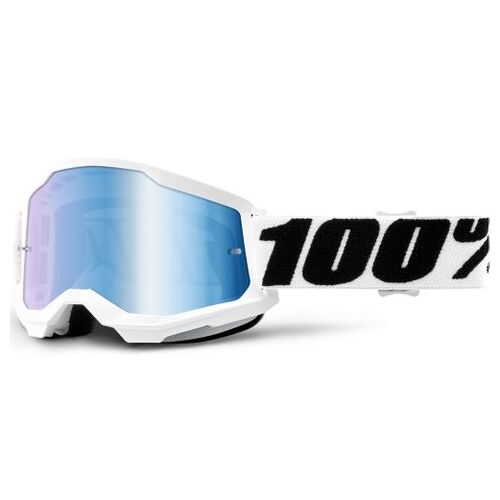 100% Strata2 Goggle Everest Mirror Blue Lens