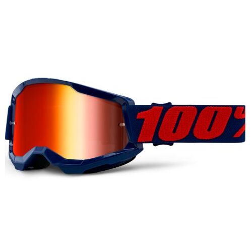 100% Strata2 Goggle Masego Mirror Red Lens